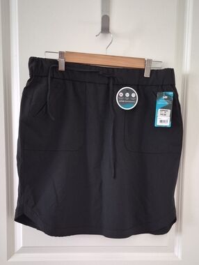 Lee Black Active Skort with Drawstring Waist